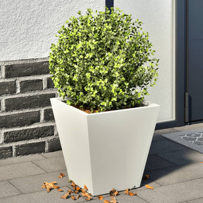 Vidaxl -Pflanzer 2 ST 30x30x30 cm Stahlweiß