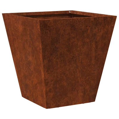 VIDAXL -Planungsbox 30x30x30 cm Wetterstahl