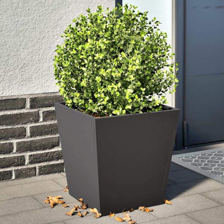 Vidaxl Pflanzer 2 ST 40x40x40 cm Stahlschwarz