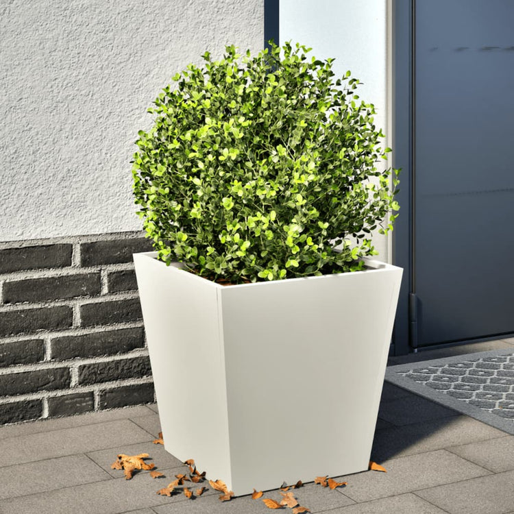 VIDAXL -Planungsbox 40x40x40 cm Stahlweiß