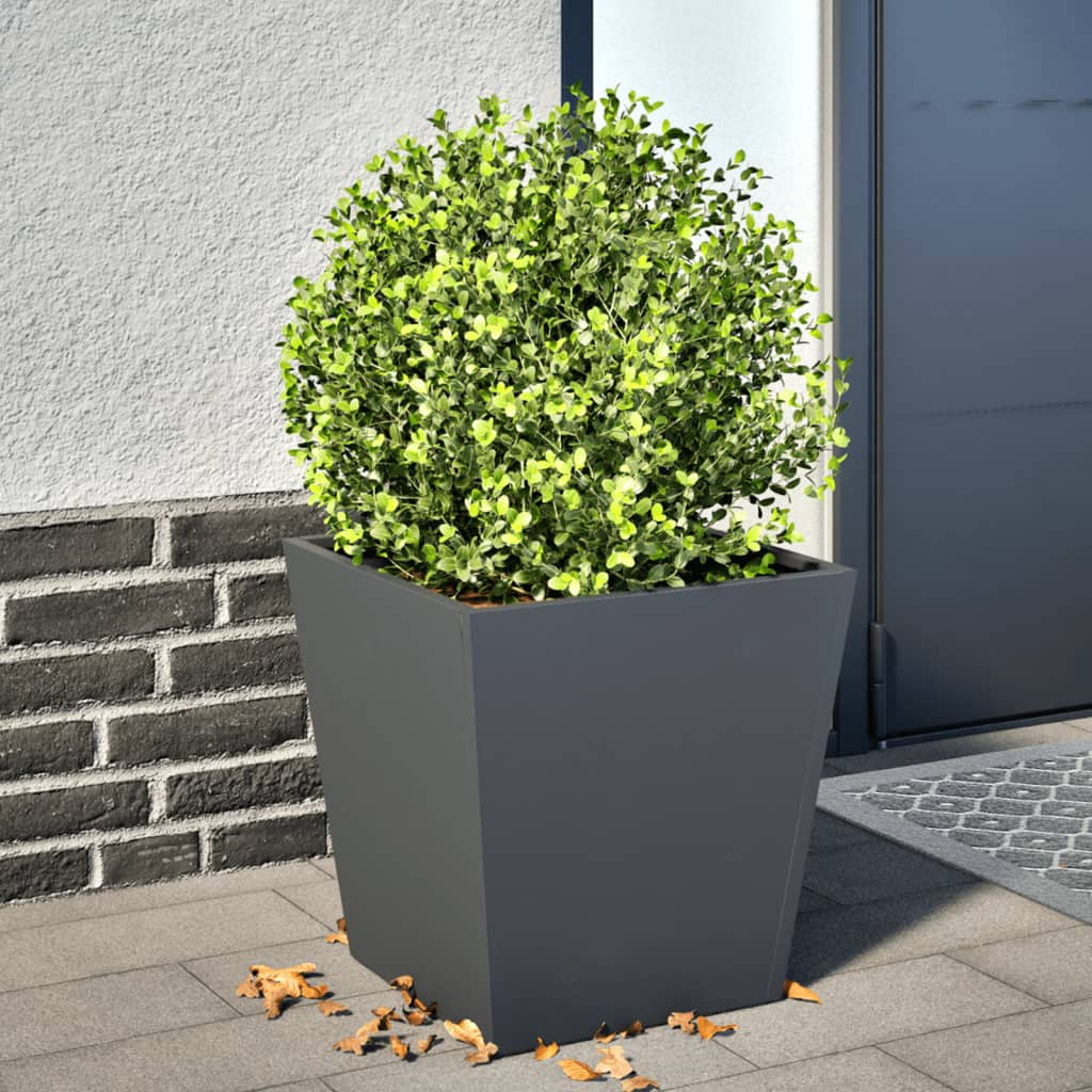VIDAXL -Planungsbox 40x40x40 cm Stahl Anthrazit -gelöscht