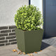 VIDAXL -Planungsbox 40x40x40 cm Stahl Olivengrün