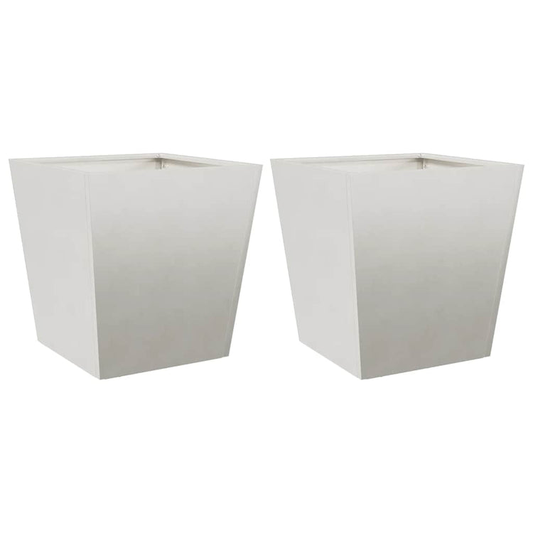 VIDAXL -Pflanzer 2 ST 40x40x40 cm Edelstahl