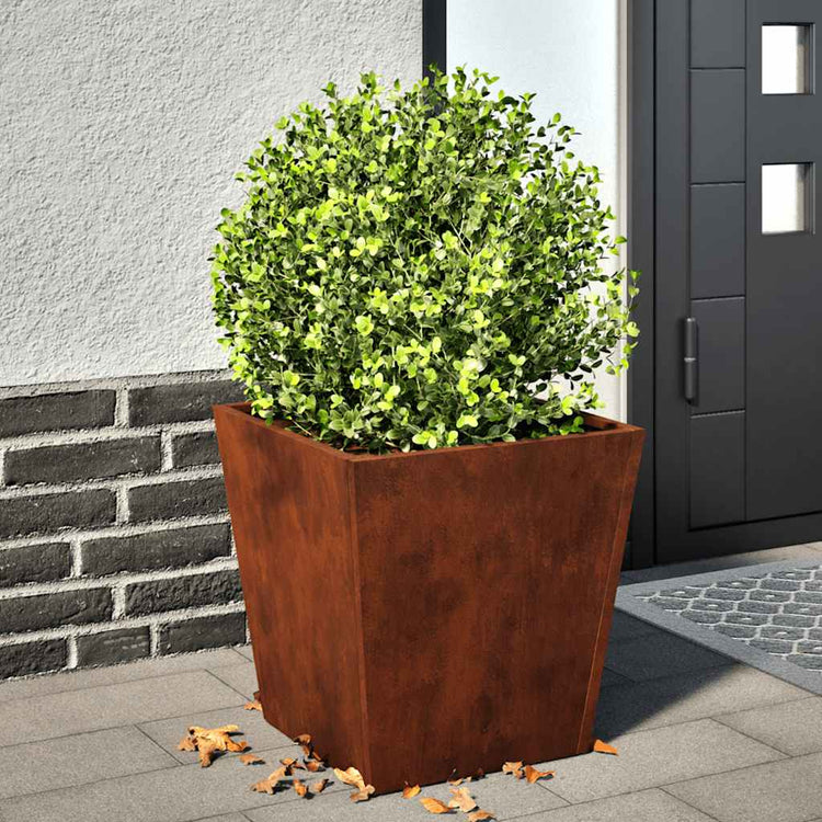 VIDAXL -Planungsbox 40x40x40 cm Wetterstahl