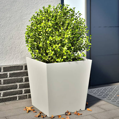 Vidaxl Pflanzer 2 ST 50x50x50 cm Stahlweiß
