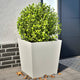 Vidaxl Pflanzer 2 ST 50x50x50 cm Stahlweiß