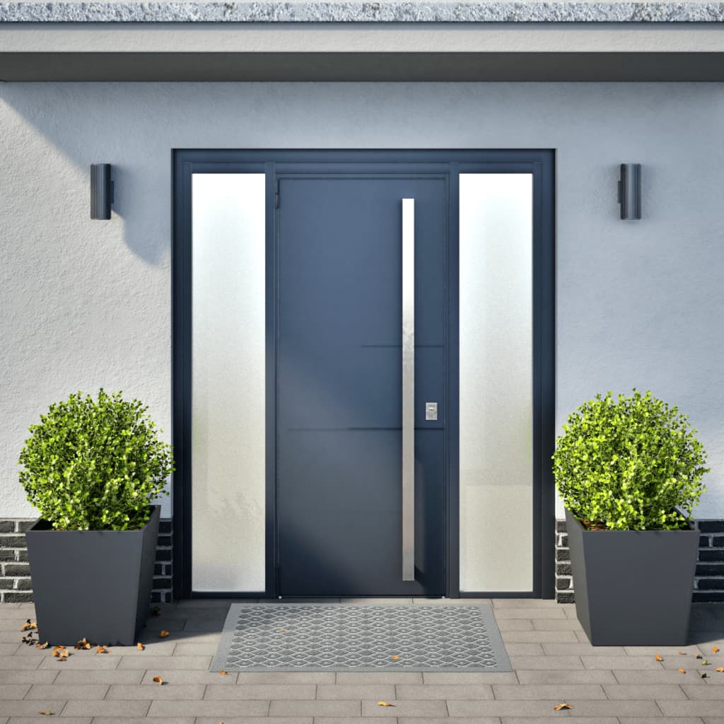 VIDAXL -Pflanzer 2 ST 50x50x50 cm Stahl Anthrazit -ausgelöst