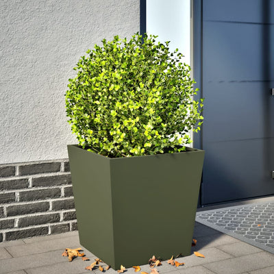 VIDAXL -Planungsbox 50x50x50 cm Stahl Olivengrün