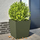 VIDAXL -Pflanzer 2 ST 50x50x50 cm Stahl Olivengrün