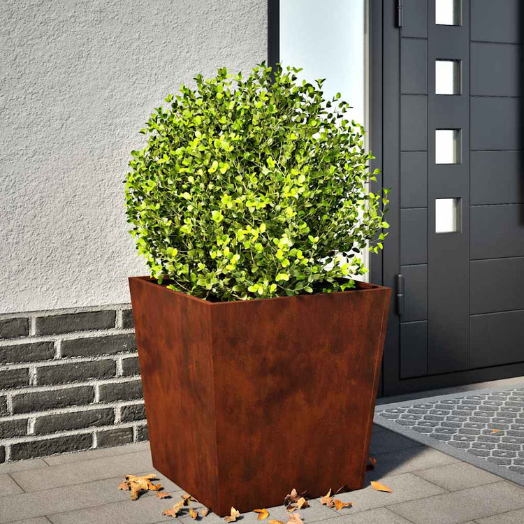 VIDAXL -Planungsbox 50x50x50 cm Wetterstahl