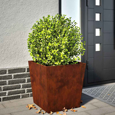 Vidaxl Pflanzer 2 ST 50x50x50 cm Wetterstahl