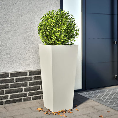 VIDAXL -Planungsbox 35x35x75 cm Stahlweiß