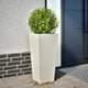 VIDAXL -Planungsbox 35x35x75 cm Stahlweiß