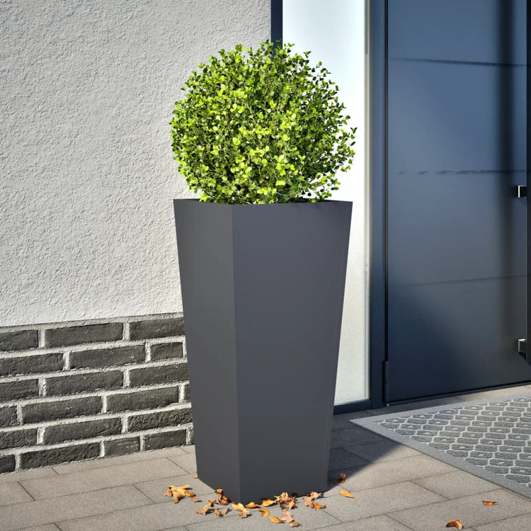 VIDAXL -Planungsbox 35x35x75 cm Stahl Anthrazit -gelöscht