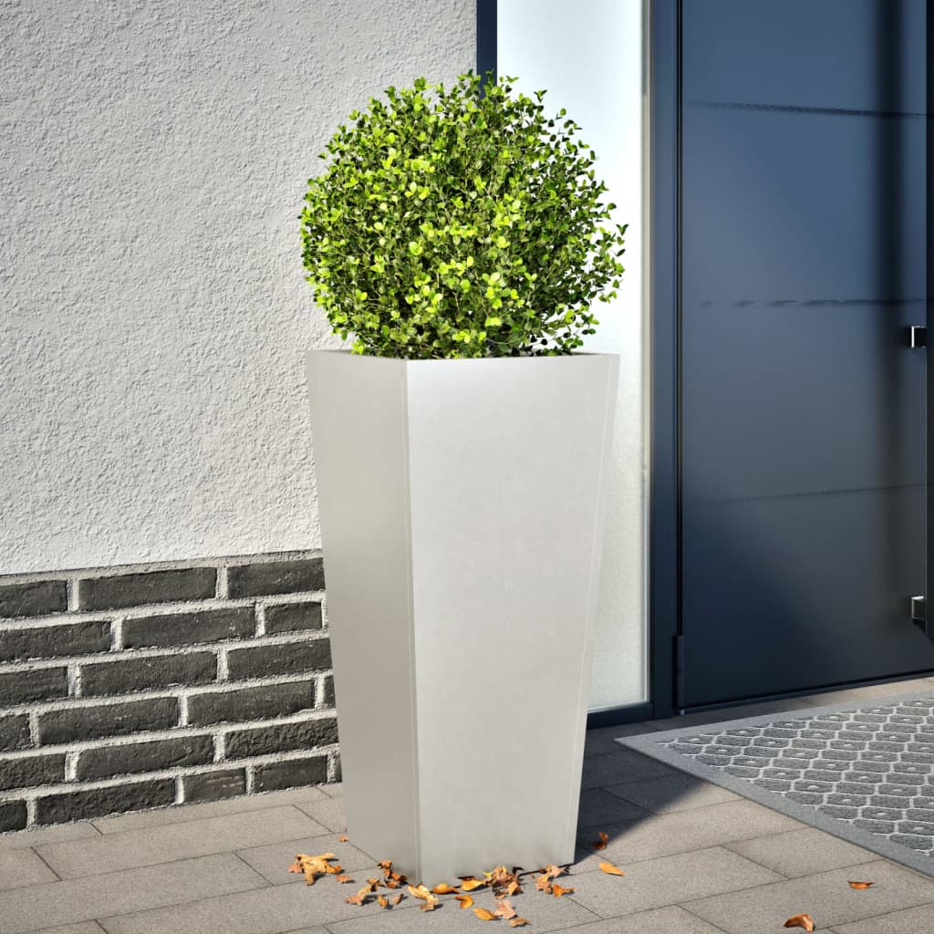 VIDAXL -Pflanzer 35x35x75 cm Edelstahl
