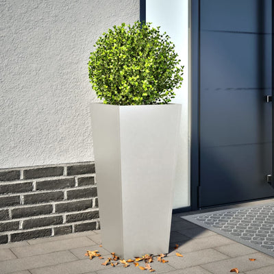 VIDAXL -Pflanzer 35x35x75 cm Edelstahl