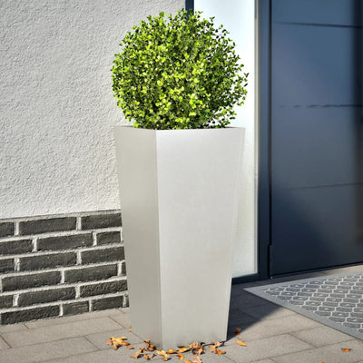 VIDAXL -Pflanzer 2 ST 35x35x75 cm Edelstahl