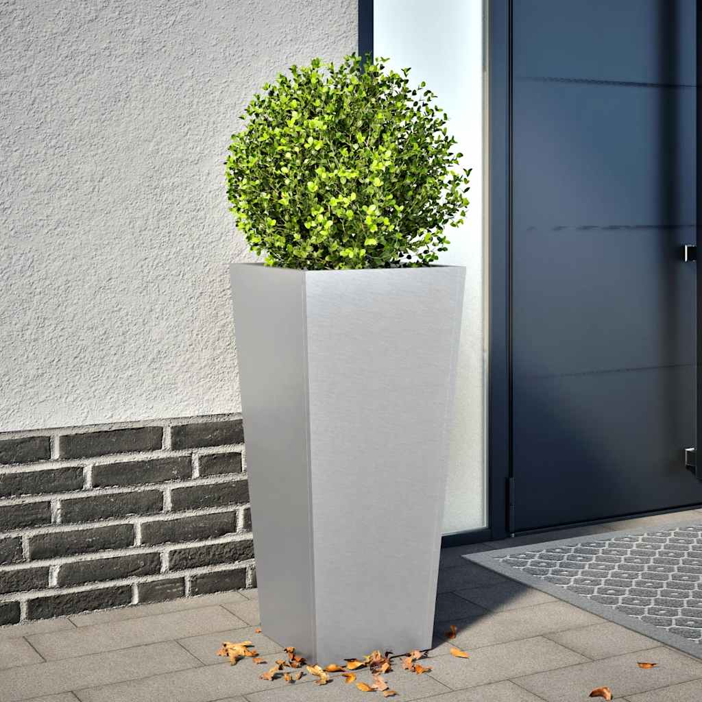VIDAXL -Pflanzer 35x35x75 cm verzinkter Stahl