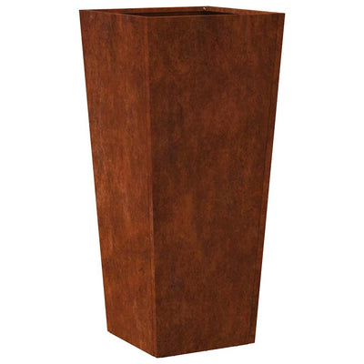VIDAXL -Pflanzer 35x35x75 cm Wetterstahl