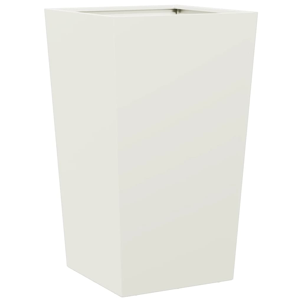 VIDAXL -Planungsbox 45x45x75 cm Stahlweiß