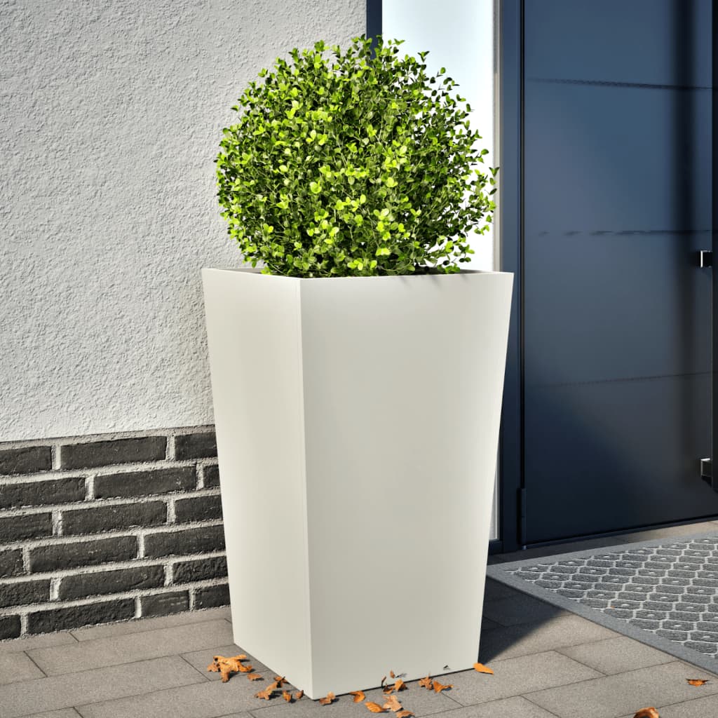 VIDAXL -Planungsbox 45x45x75 cm Stahlweiß