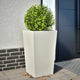 VIDAXL -Planungsbox 45x45x75 cm Stahlweiß