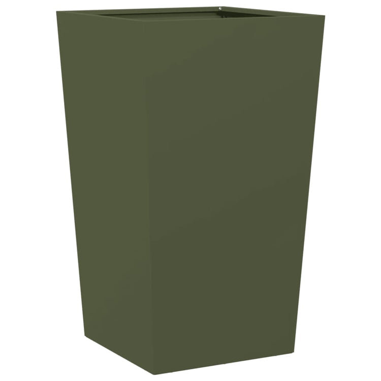 VIDAXL -Planungsbox 45x45x75 cm Stahl Olivengrün