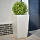 VIDAXL -Pflanzer 2 ST 45x45x75 cm Edelstahl