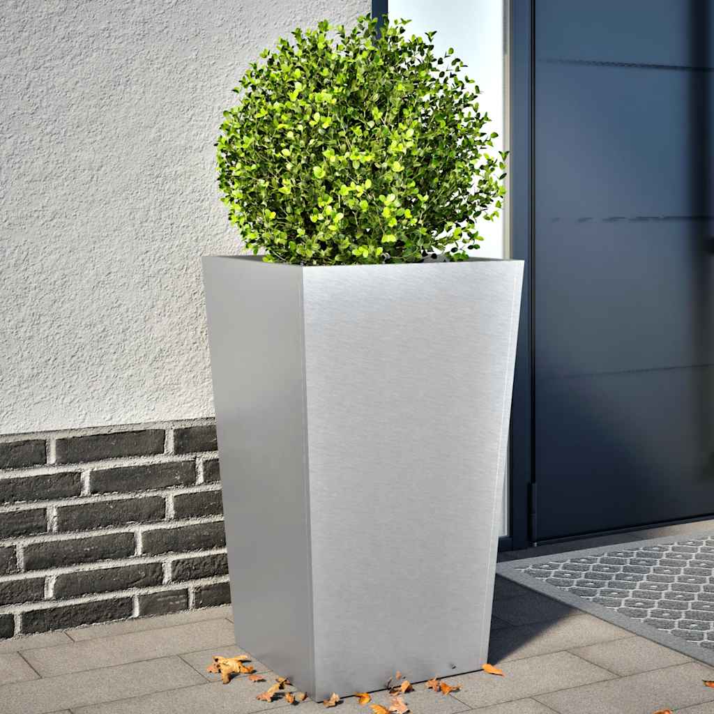 VIDAXL -Pflanzer 2 ST 45x45x75 cm verzinkter Stahl