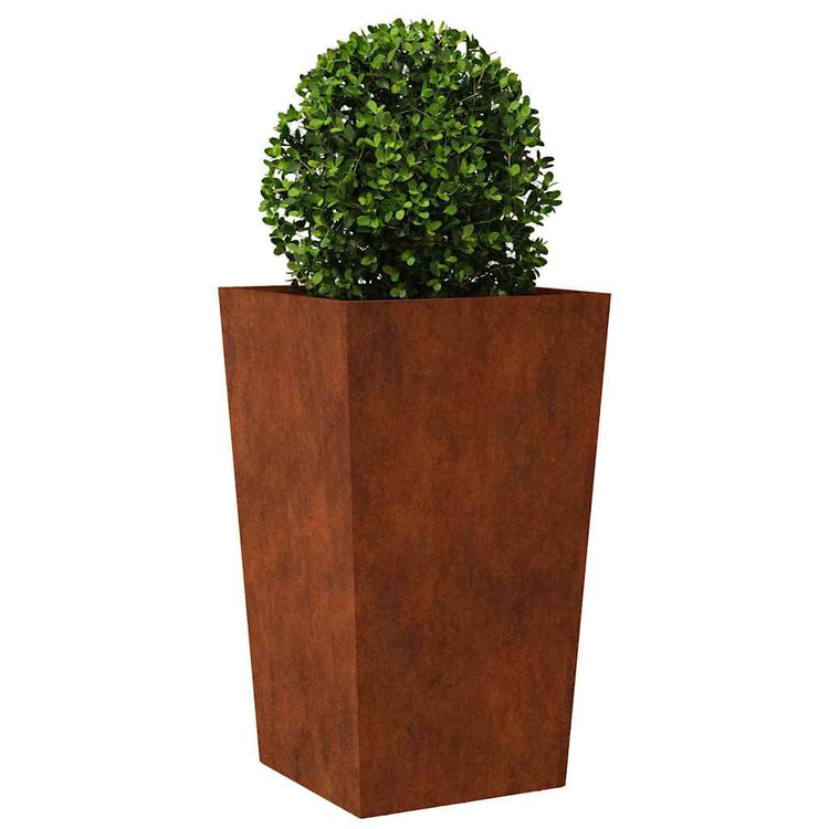 VIDAXL -Planungsbox 45x45x75 cm Wetterstahl