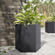 Vidaxl Pflanzer 2 St Hexagon 46x40x45 cm Stahl schwarz