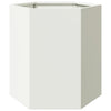 Vidaxl Plannet Hexagon 46x40x45 cm Stahl weiß
