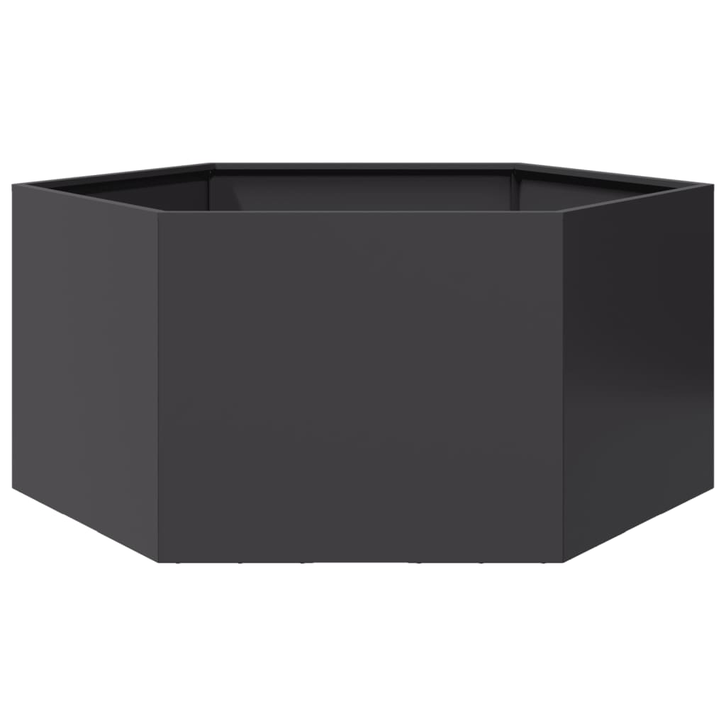 Vidaxl Plannet Henhoek 104x90x45 cm Stahl Schwarz