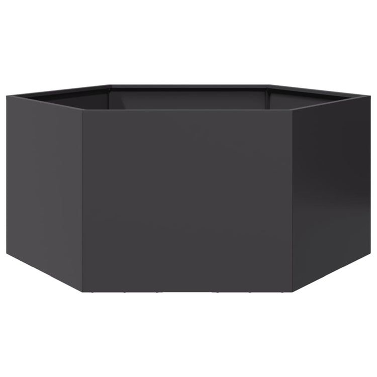 Vidaxl Plannet Henhoek 104x90x45 cm Stahl Schwarz