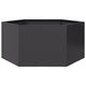 Vidaxl Plannet Henhoek 104x90x45 cm Stahl Schwarz
