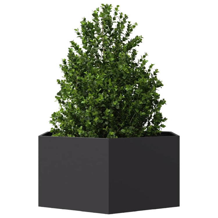 Vidaxl Plannet Henhoek 104x90x45 cm Stahl Schwarz