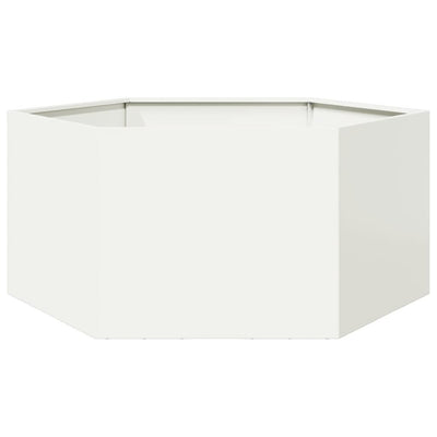 Vidaxl Plannet Henhoek 104x90x45 cm Stahl weiß