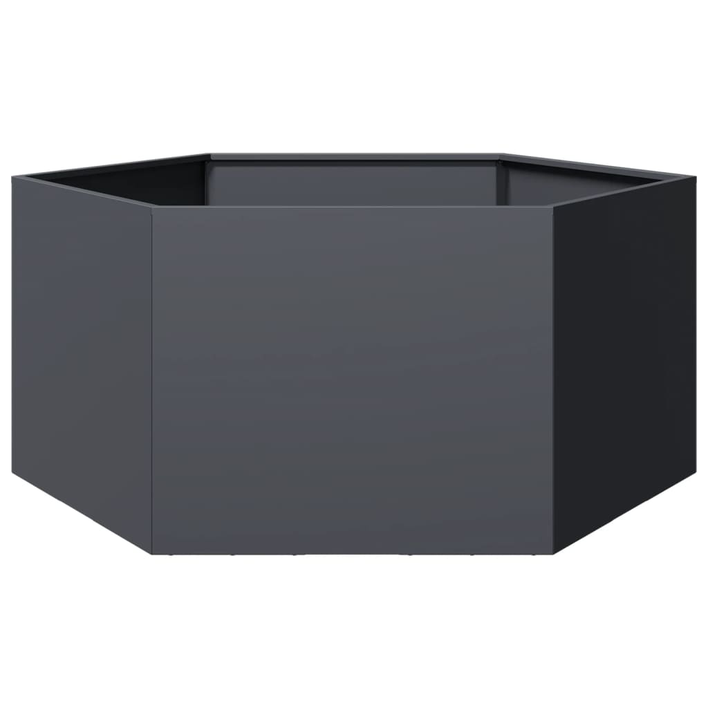 Vidaxl Plannet Henhoek 104x90x45 cm Stahl -Anthrazit -Colored