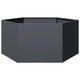 Vidaxl Plannet Henhoek 104x90x45 cm Stahl -Anthrazit -Colored