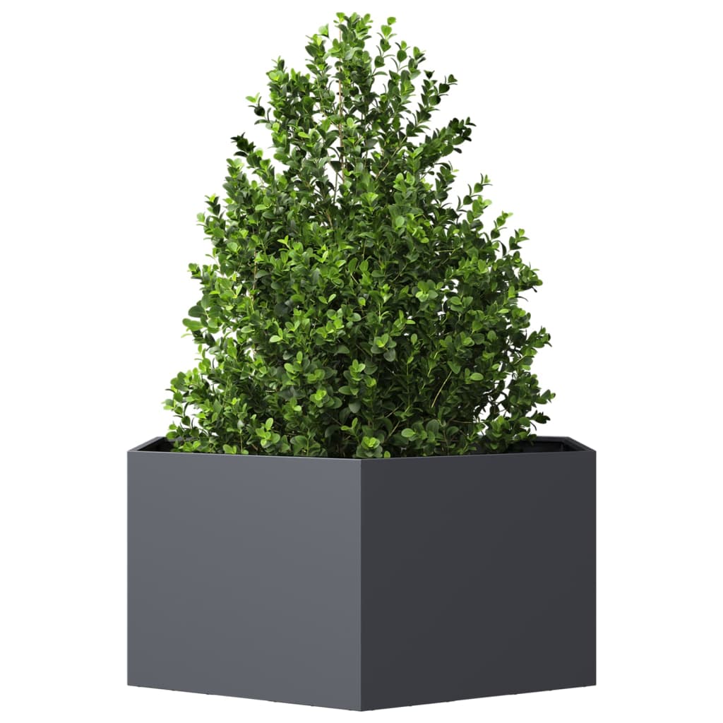 Vidaxl Plannet Henhoek 104x90x45 cm Stahl -Anthrazit -Colored