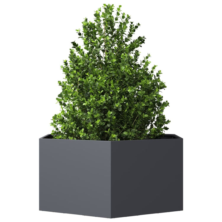 Vidaxl Plannet Henhoek 104x90x45 cm Stahl -Anthrazit -Colored
