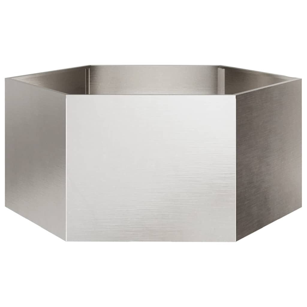 Vidaxl Plannet Henhoek 104x90x45 cm Edelstahl