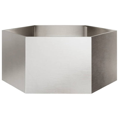 Vidaxl Plannet Henhoek 104x90x45 cm Edelstahl