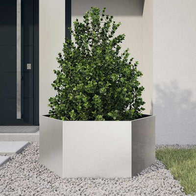 Vidaxl Plannet Henhoek 104x90x45 cm Edelstahl