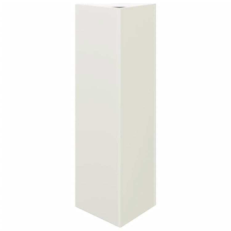 Vidaxl Plannet Dreieck 30x26x75 cm Stahlweiß