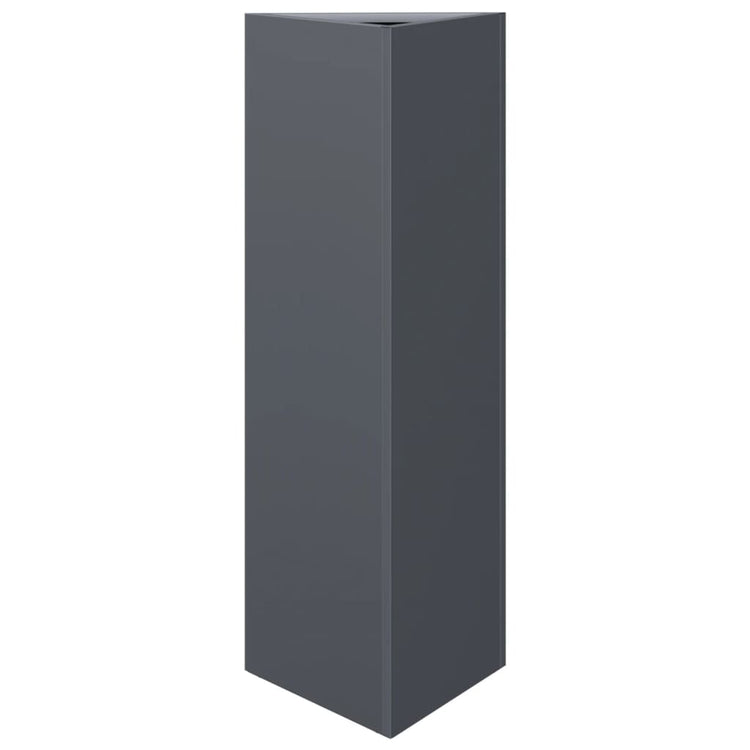 VIDAXL -Pflanzer -Dreieck 30x26x75 cm Stahl Anthrazit -ausgelöst