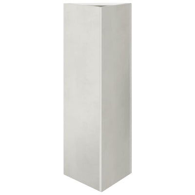 Vidaxl Pflanzer Dreieck 30x26x75 cm Edelstahl