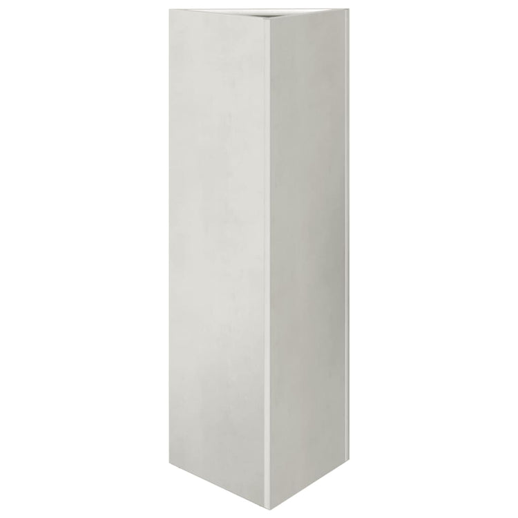 Vidaxl Pflanzer Dreieck 30x26x75 cm Edelstahl