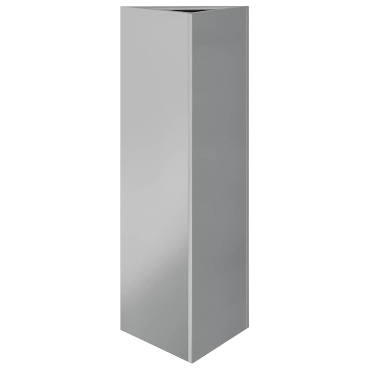 VIDAXL -Pflanzer -Dreieck 30x26x75 cm verzinkter Stahl
