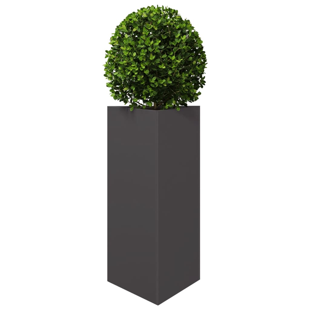 Vidaxl Pflanzer Dreieck 40x34.5x70 cm Stahl Schwarz